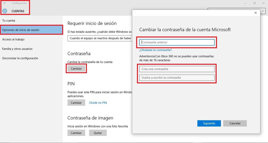 Como Cambiar La Contraseña De Inicio De Sesión En Windows 10 Cuentas De Microsoft O Local 9093